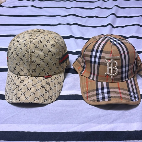 Gucci & Burberry Hat Bundle - Picture 1 of 6